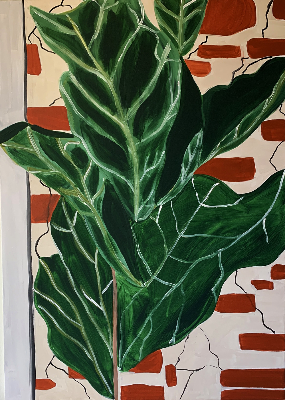 Original Painting Lyrata