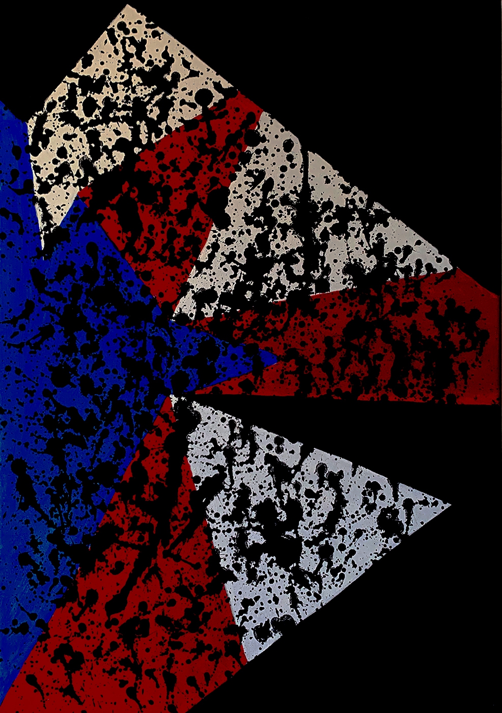 Original Painting Dark Geometry