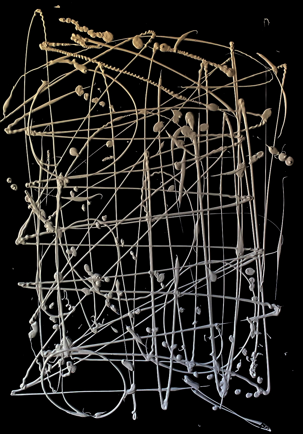 Original Painting Black Chaos