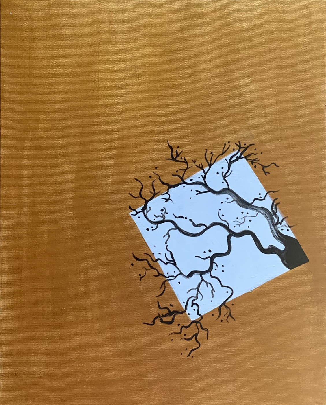 Original Painting Golden View