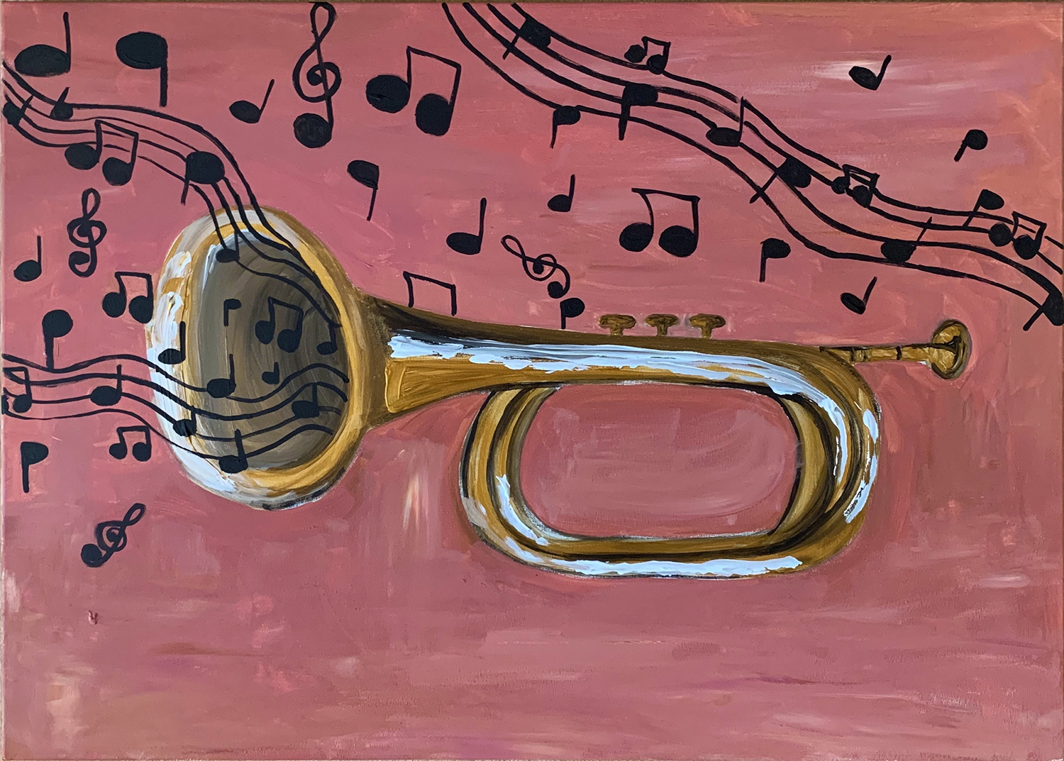 Original Paintings Collection Musical Instruments
