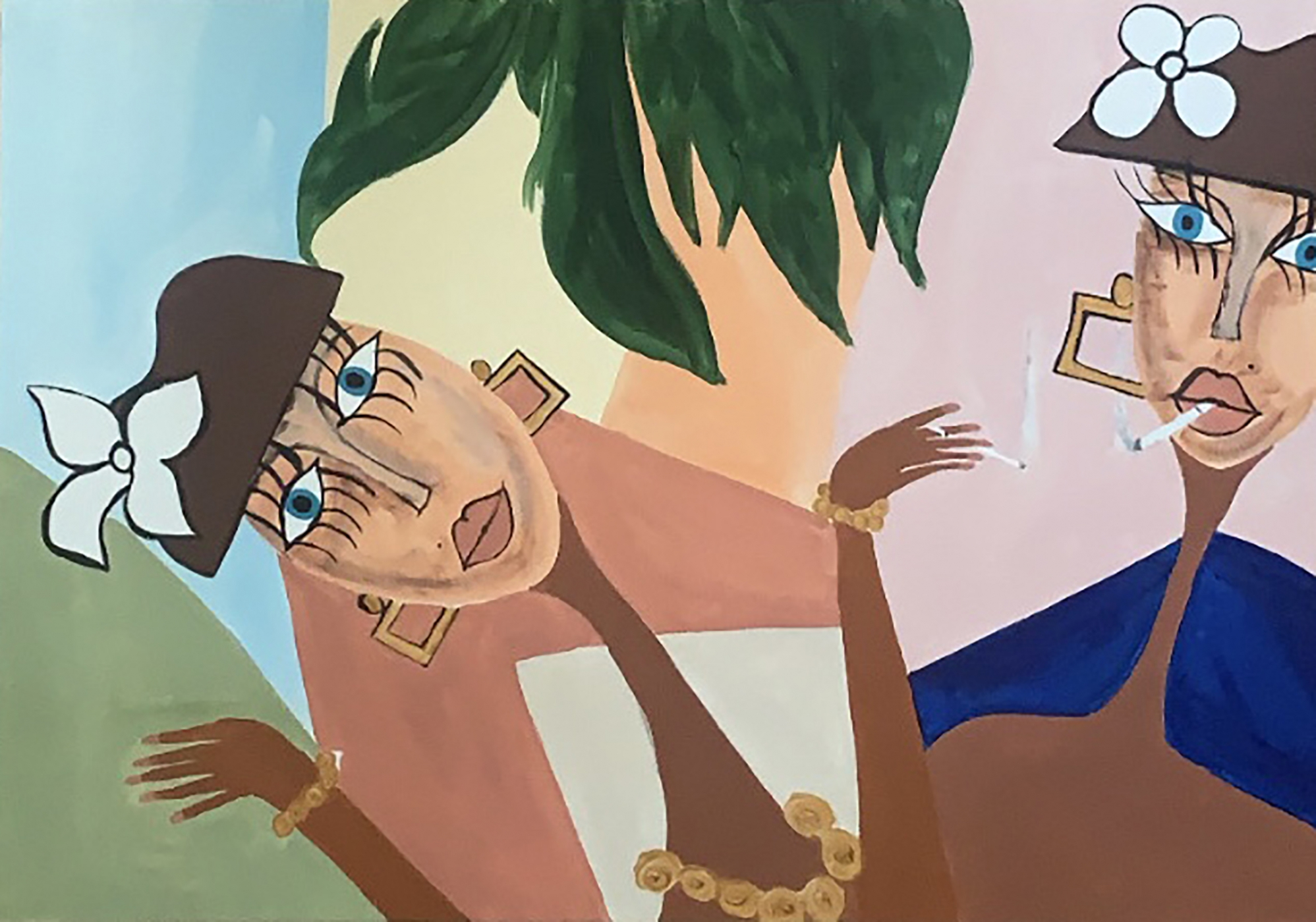 Original Painting Le Jeu