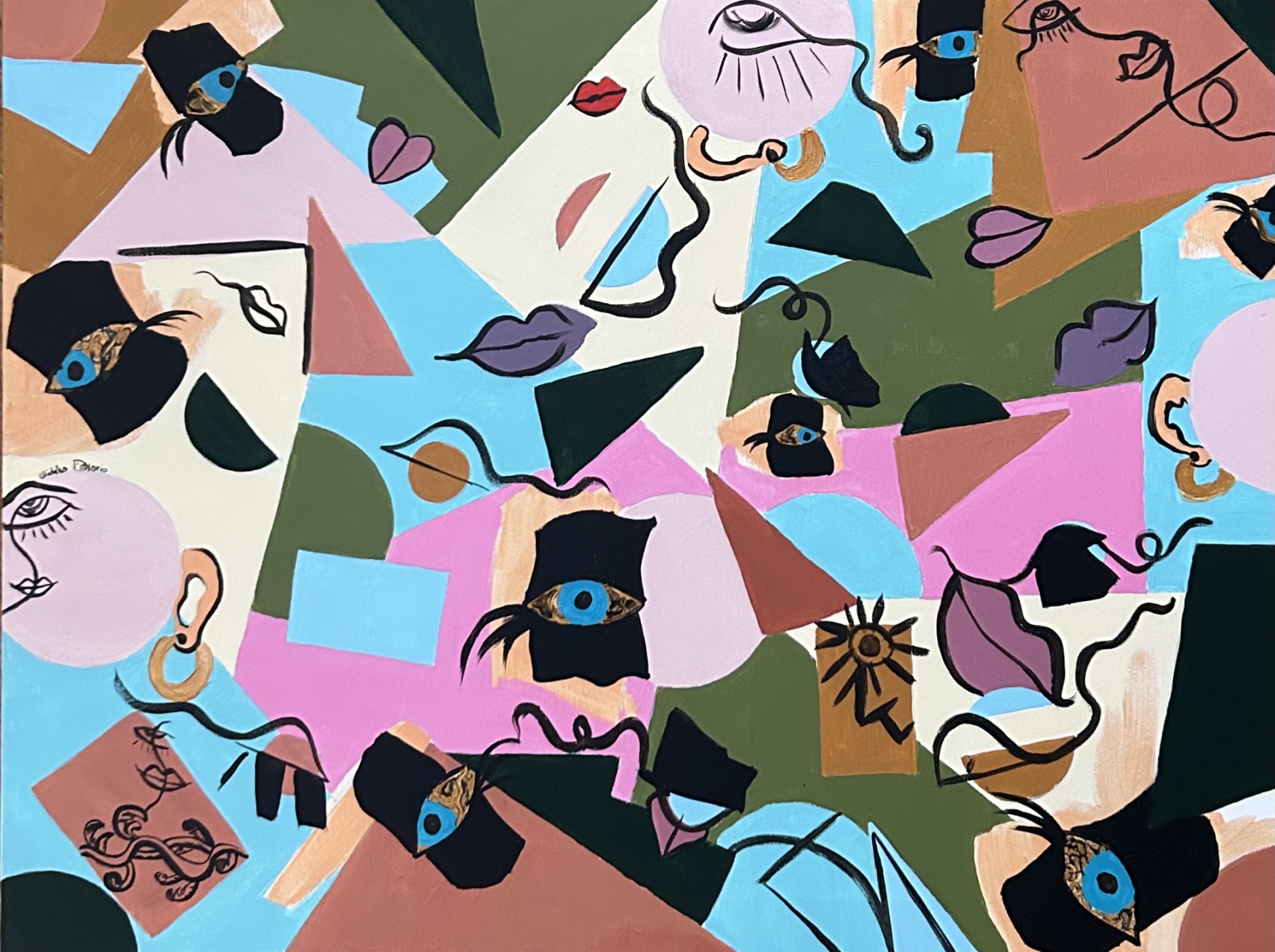 Original Paintings Collection Les Filles