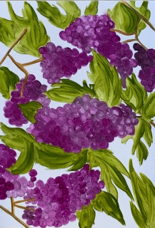 Original Painting Les raisins violets