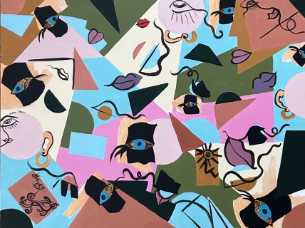 Original paintings collection Les Filles